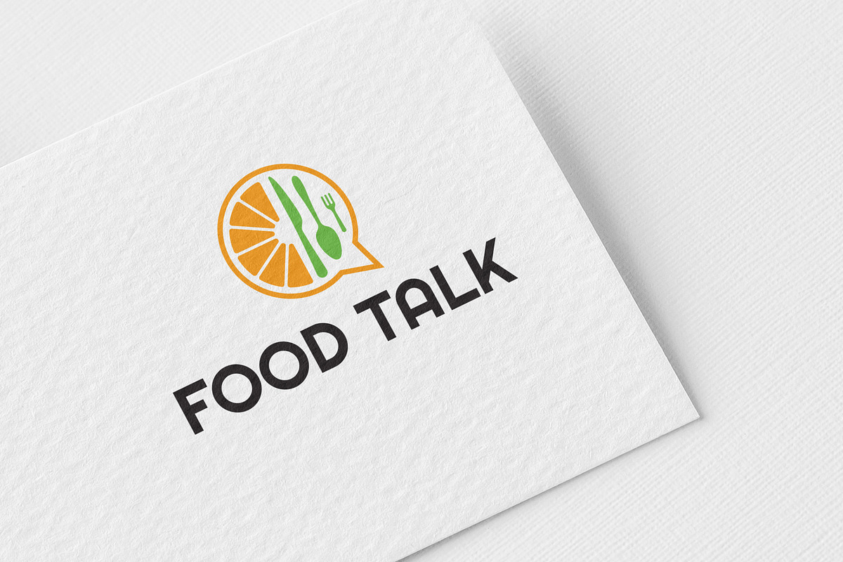 Food Talk Logo Template, a Branding & Logo Template by BdThemes (Photo 3 of 3)