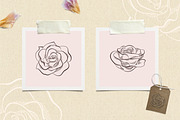 Roses Procreate Stamp Brushes, a Brush Add-On by Little Nordic Atelier (Thumbnail 2 of 4)