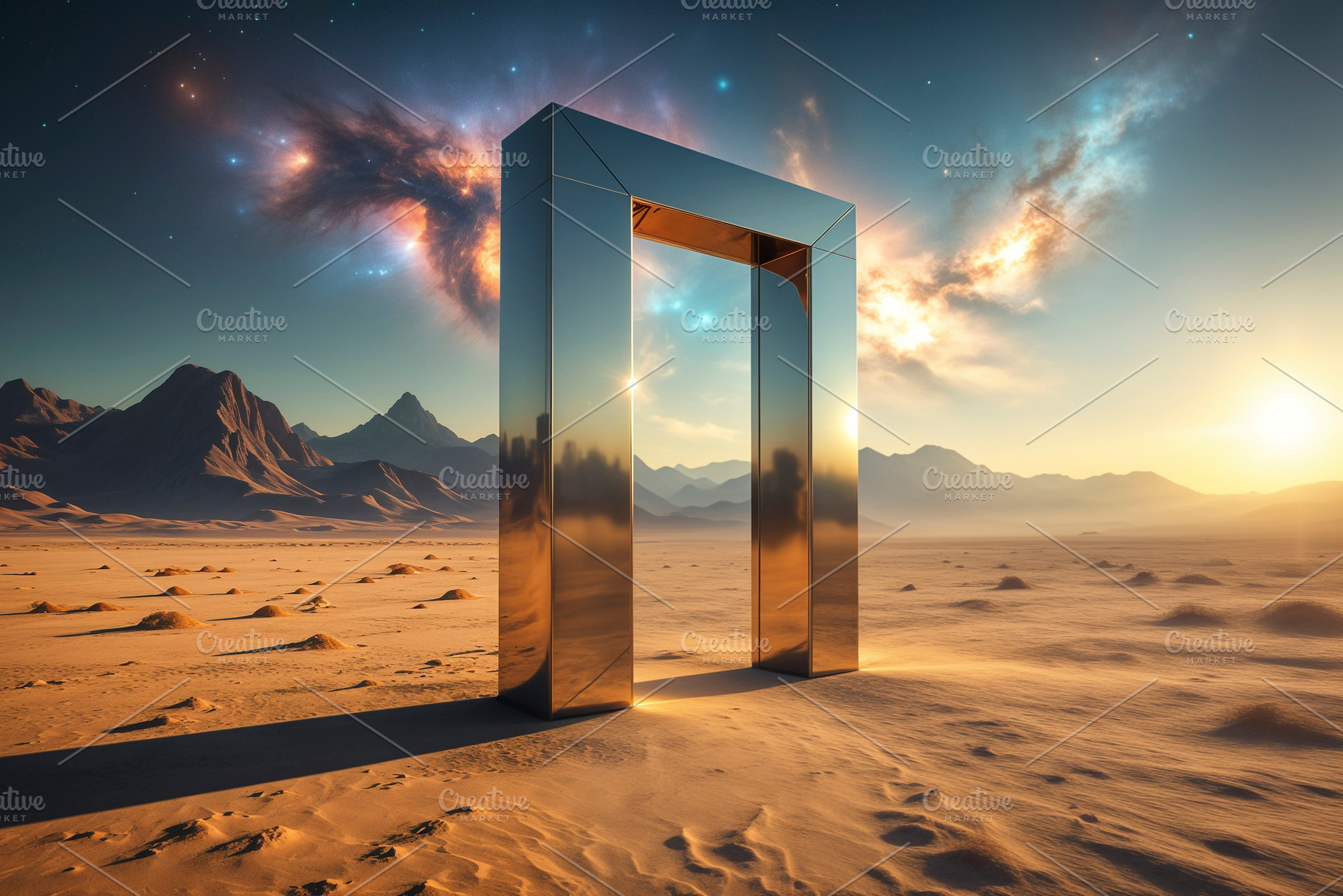 Mysterious monolith portal, a Photo by rarrarorro