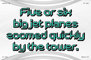 Hecolle 3D, a Sans Serif Font by Craft Supply Co. (Thumbnail 3 of 8)