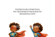 11 Black Girl Clipart, a Decorative Illustration by Pati Charm Studio (Thumbnail 4 of 8)
