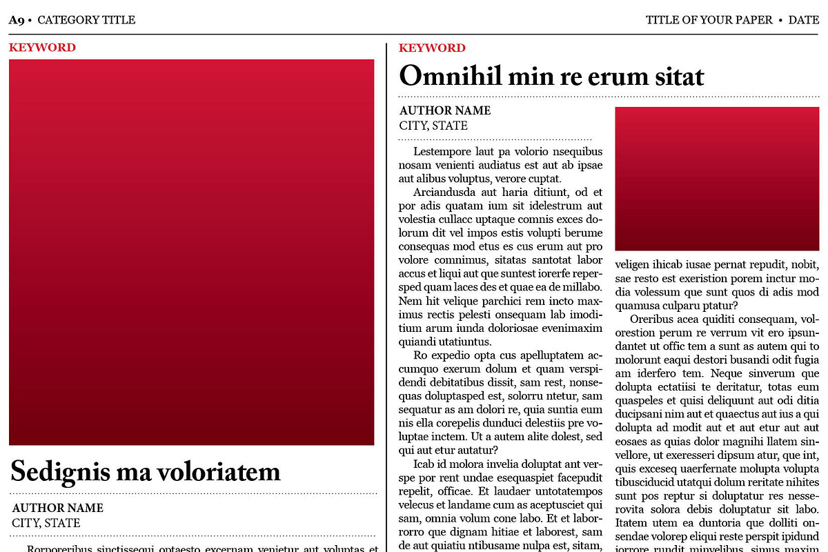 Old Style Newspaper Template, a Magazine Template by Newspaper Templates (Photo 10 of 11)