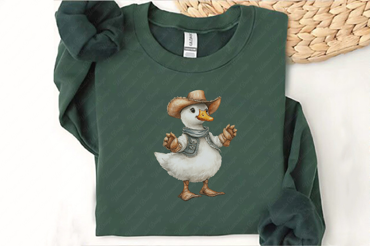 Watercolor Silly Goose Clipart, an Illustration by Watercolor design (Photo 11 of 12)