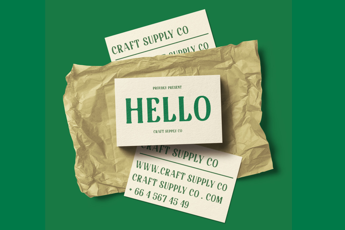 Badoney Blur, a Sans Serif Font by Craft Supply Co. (Photo 3 of 8)