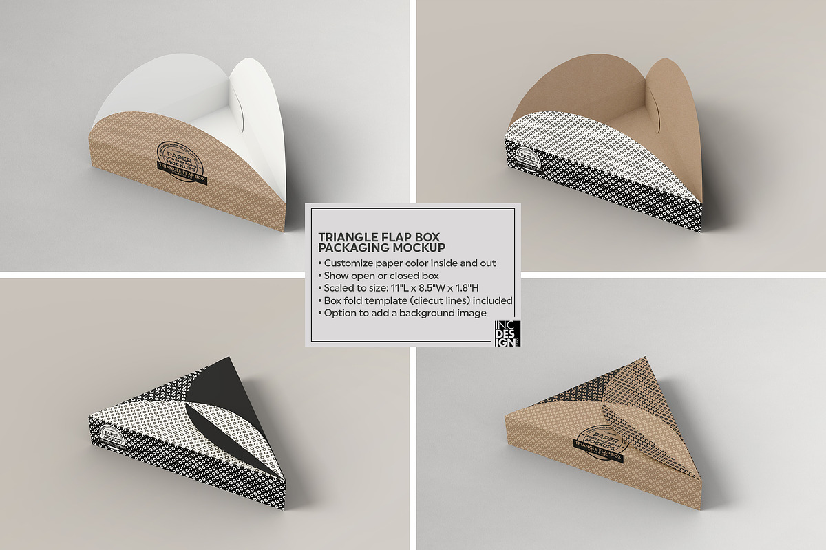 VOL.15 Food Box Packaging Mockups, a Packaging Mockup by INCDesign (Photo 12 of 21)