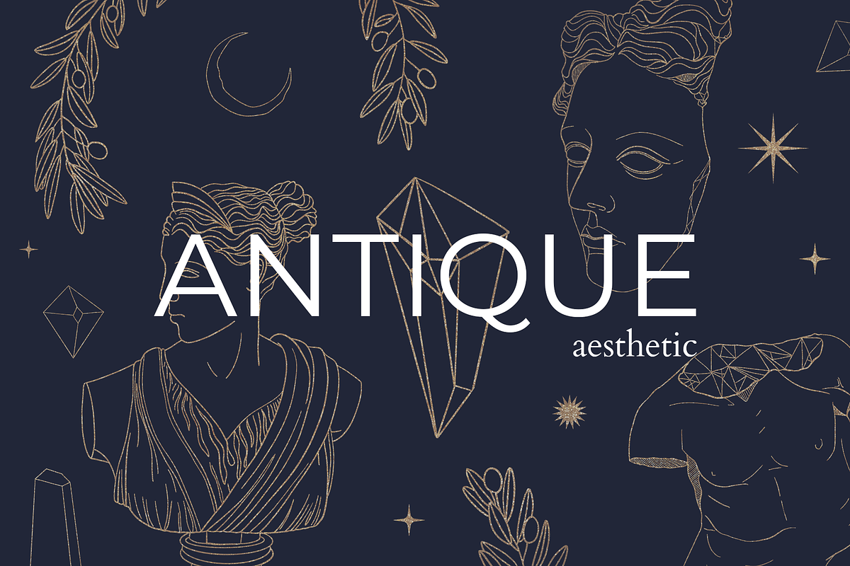 PARTIAL ANTIQUE AESTHETIC, a Background Graphic by mamormo (Photo 1 of 6)