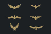 60 Vector Eagles + Bonus, an Object Graphic by Damien (Thumbnail 9 of 11)