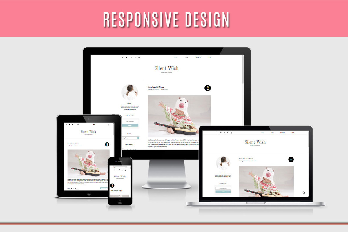 Blogger Template - Silent Wish, a Websites & App Template by Vefio Themes (Photo 4 of 5)