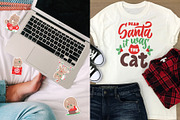 Christmas bundle. Funny Cats, an Animal Illustration by Lettering_Logo (Thumbnail 7 of 7)