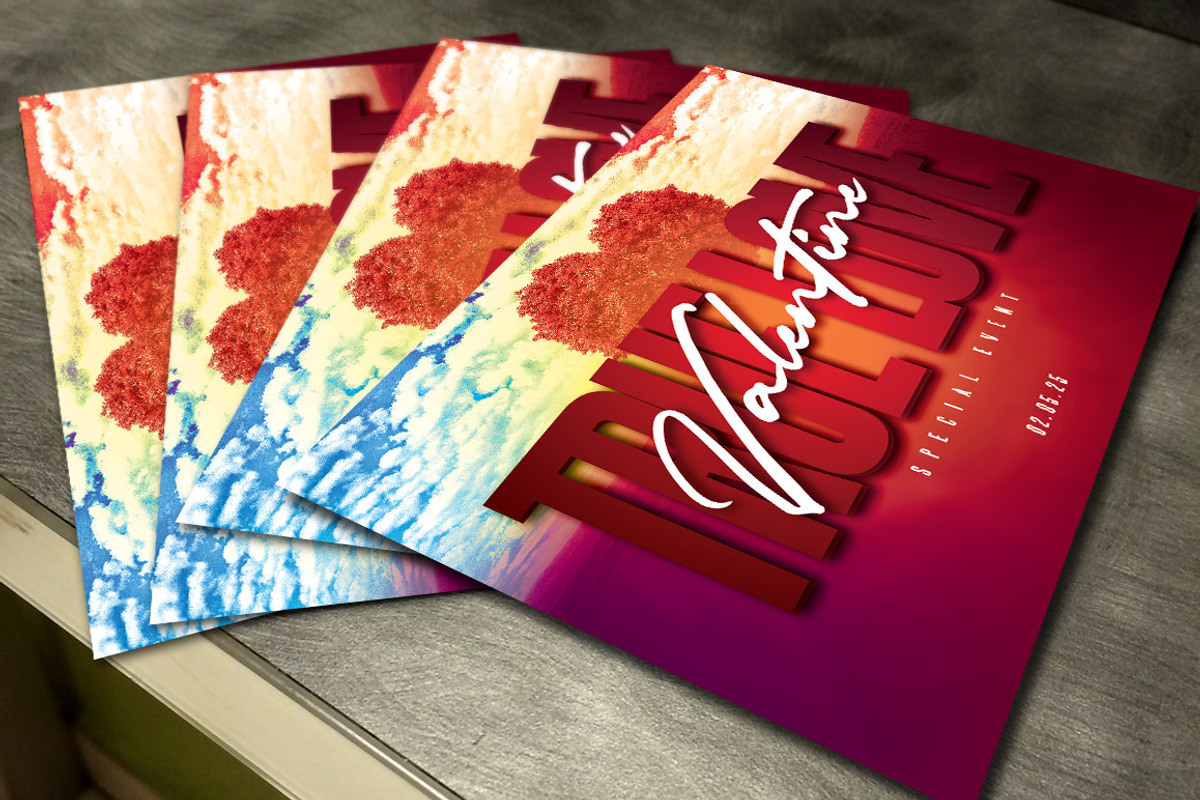 Valentine Event Flyer Template, a Flyer Template by SeraphimChris (Photo 5 of 8)