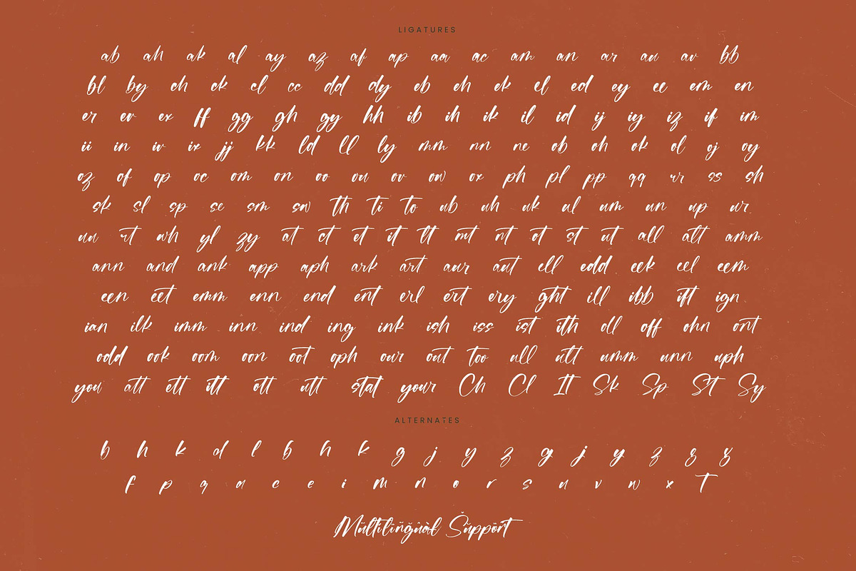 Flusteria Routine Modern Brush Font, a Script Font by stylishtype.co (Photo 19 of 20)