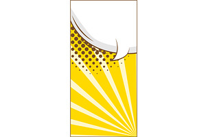 Comic book page with speech, an Illustration by Things for designers