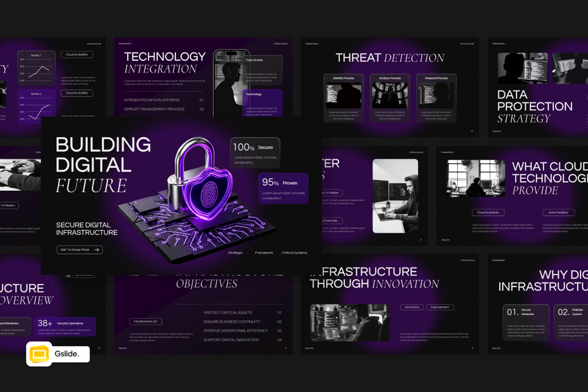 Secure Digital Infrastructure, a Presentation Template by Loin Studio (Photo 1 of 4)