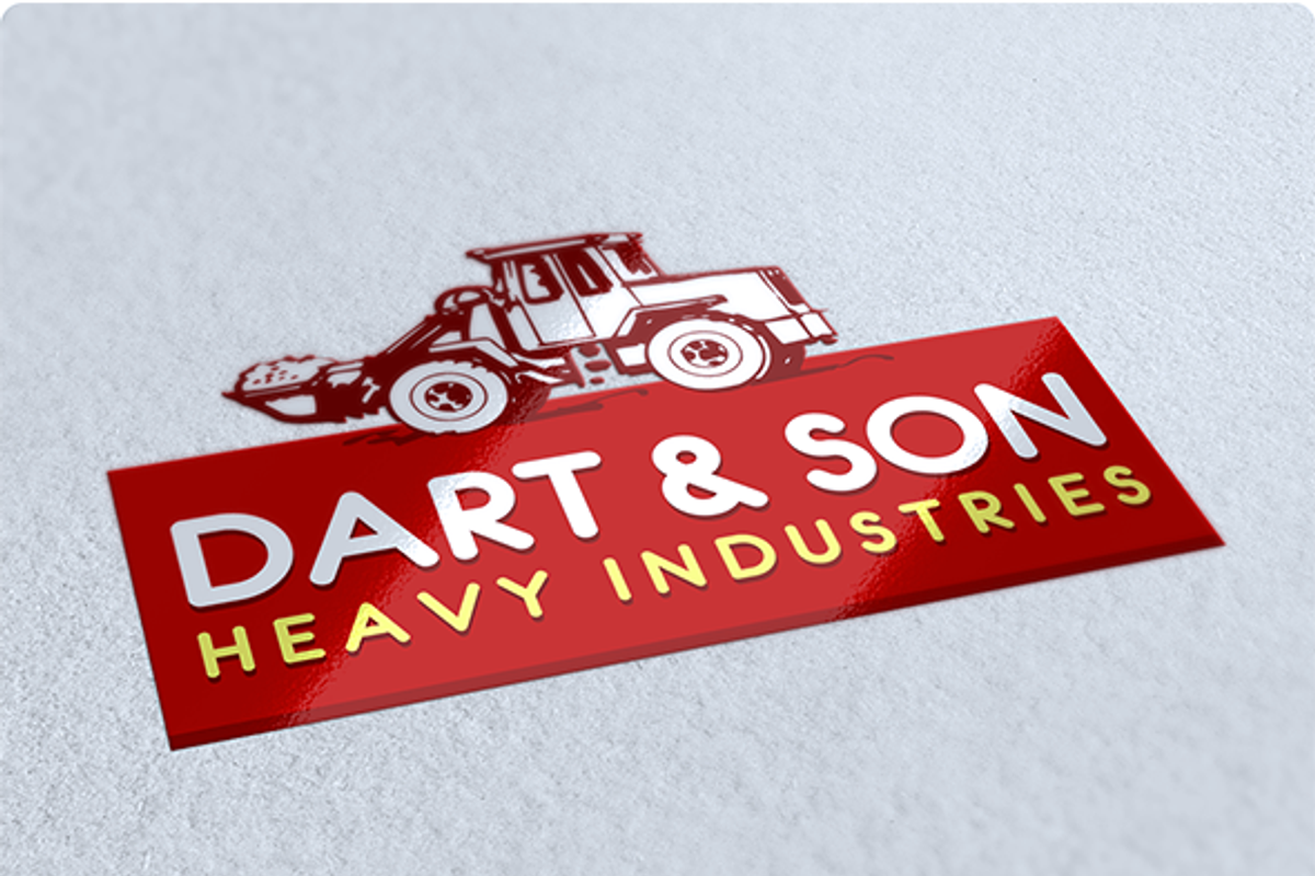 Heavy Industry Logo Design, a Branding & Logo Template by free2fonts (Photo 1 of 4)