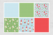 Merry Christmas seamless pattern, a Pattern Graphic by LartGraphics (Thumbnail 6 of 8)