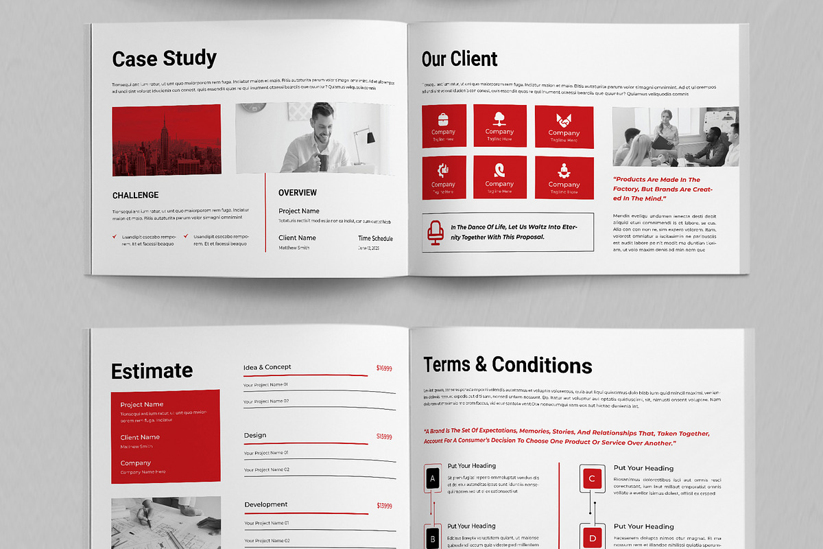 Landscape Project Proposal Layout, a Brochure Template by ContestDesign (Photo 5 of 5)