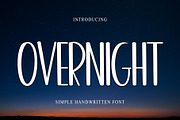 Overnight, a Sans Serif Font by InermediaSTUDIO (Thumbnail 1 of 8)