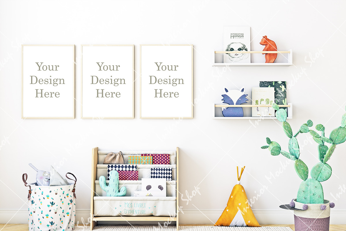 Kids Room Mockup - 613, a Print Template by Mockup Shop (Photo 1 of 3)
