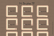 vector 28 brushes of Rope (AI), a Brush Add-On by WINDmade (Thumbnail 4 of 5)