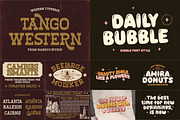 Retro Vintage Font Bundle - SALE!, a Handwritten Font by HansCo Studio (Thumbnail 6 of 14)