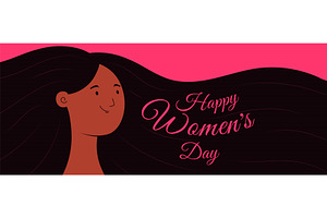 Beautiful black long haired woman 8, an Illustration by sceptical cactus