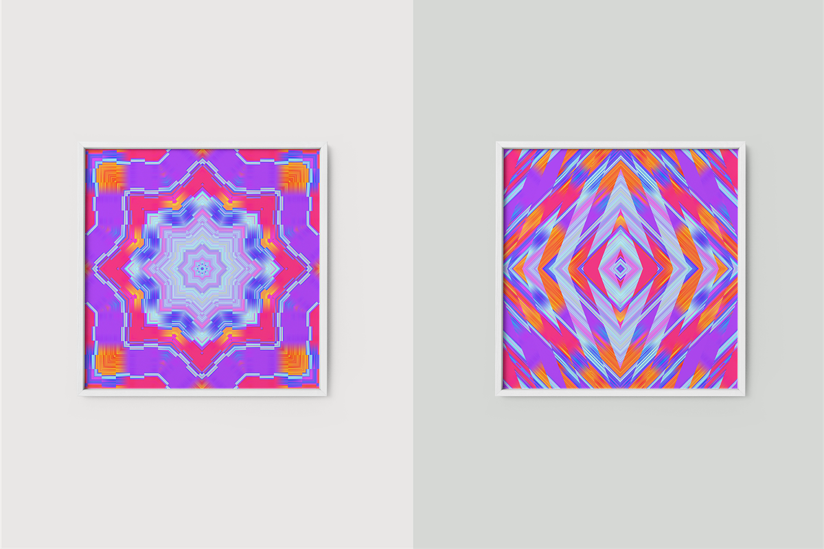 Cyber Mandala Digital Art Pack, a Texture Graphic by Hello Mart (Photo 4 of 7)