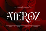 Ateroz || Modern Elegant Serif Font, a Serif Font by Ermedia Studio (Thumbnail 1 of 10)