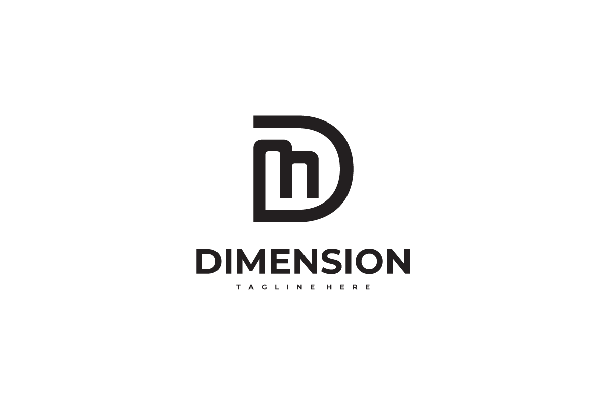 Dimension Letter D DM MD Logo Design, a Branding & Logo Template by yopie (Photo 3 of 4)