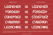 Broock - Modern Display Font, a Font by Flawless And Co (Thumbnail 3 of 10)