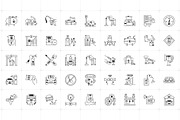Gas Station Icon Collection, an Outline Icon by Prosymbols (Thumbnail 4 of 5)
