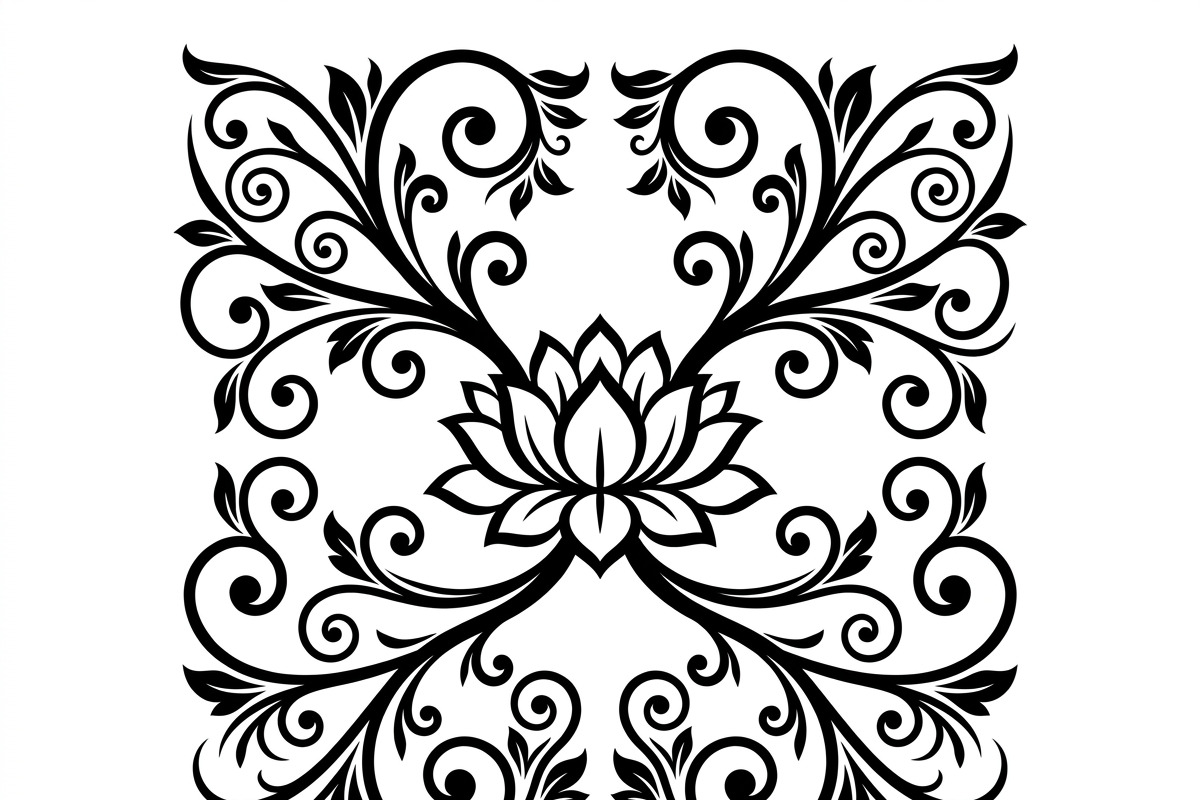 50 Elegant Floral Ornament Bundle, a Decorative Illustration by Amazin_art (Photo 38 of 42)