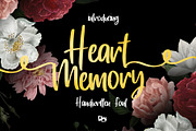 Heart Memory - Handwritten Font, a Script Font by Dm Studio (Thumbnail 1 of 7)