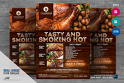 Barbecue Restaurant Flyer, a Flyer Template by PSDPixel (Thumbnail 1 of 5)