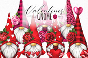 Valentine Gnomes PNG Clipart, an Illustration by Color and Decor (Thumbnail 1 of 7)