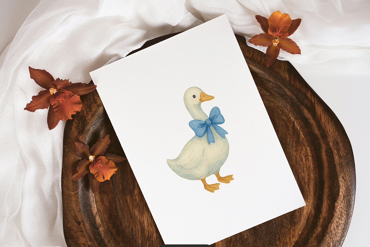 Goose Birthday - Cute PNG Clipart, an Animal Illustration by PaintPixelCo (Photo 6 of 10)
