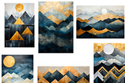 Geometric mountain landscape., a Wallpaper Graphic by O m N i  Studio (Thumbnail 9 of 15)
