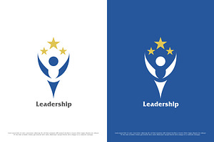 Leader Star Award Logo Design Icon, a Branding & Logo Template by Morvana Crew
