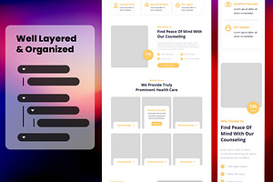 Mental Health Wireframe Website 02