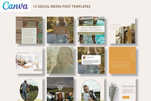 Homestead Social Media Templates