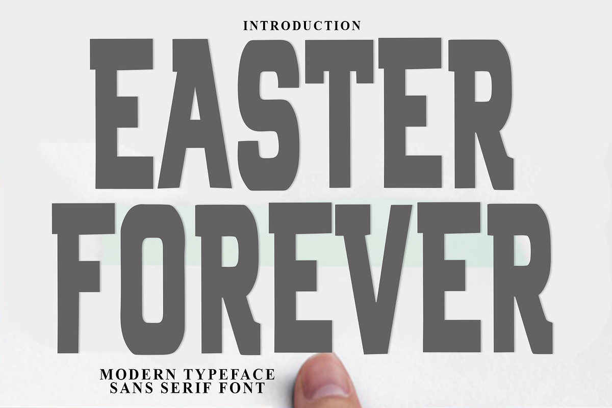 Easter Forever, a Script Font by InermediaSTUDIO (Photo 1 of 7)