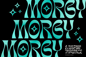 Morgy Display Font