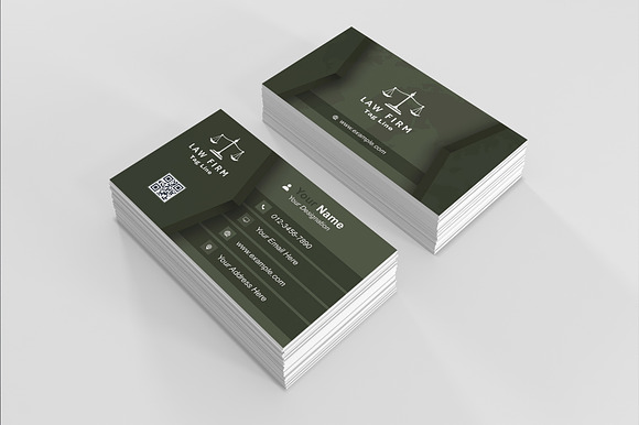 Modern Law Firm Business Card preview 8