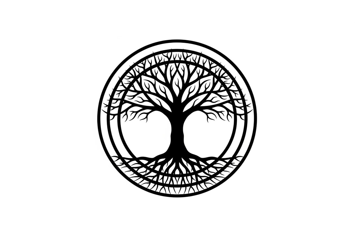 Tree of Life Circle Frame Bundle, an Illustration by Gaye Art (Photo 49 of 51)