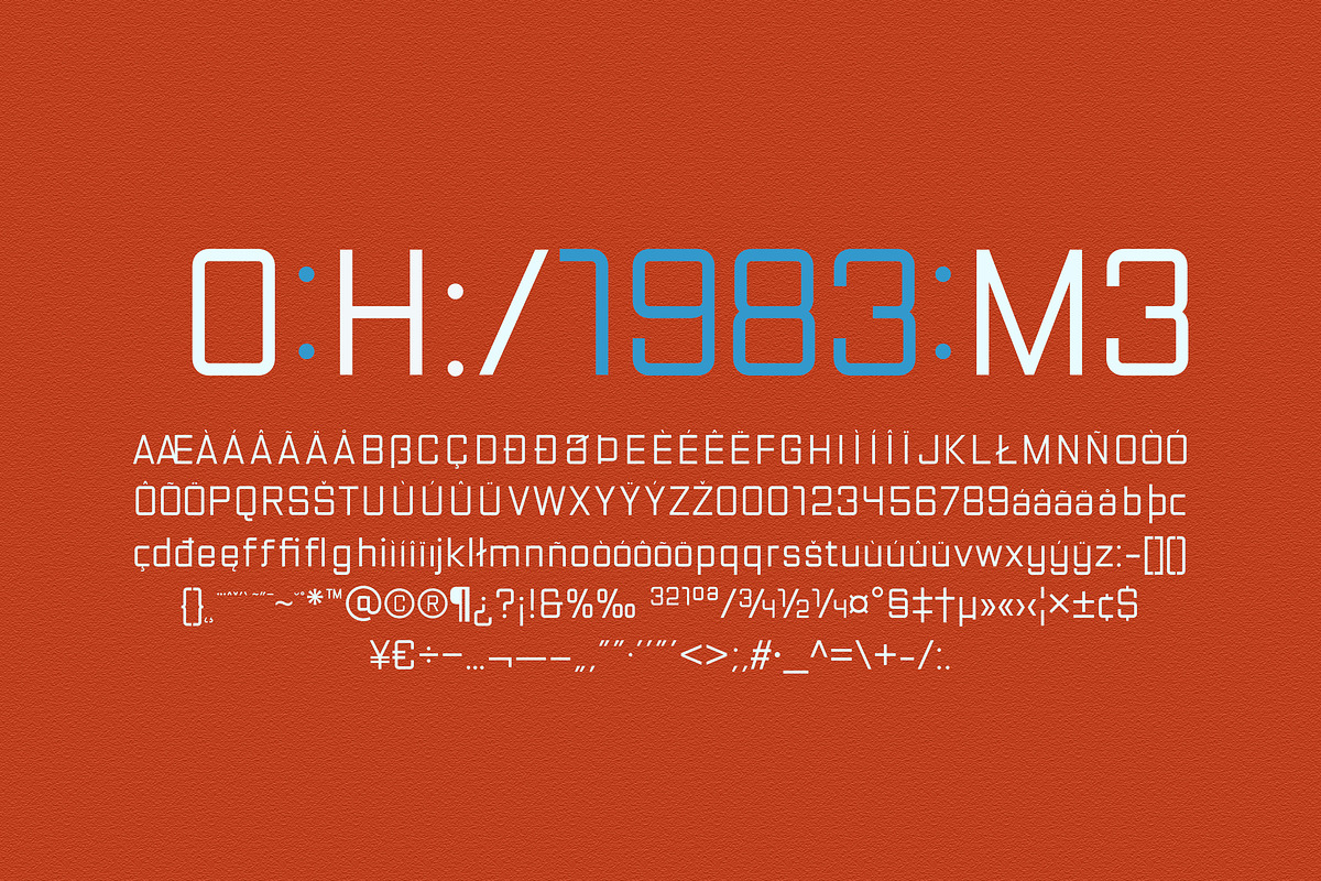 Bilaiyoba, a Font by OWL KING (Photo 3 of 7)