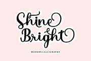 Shine Bright | Family Font, a Script Font by Bosstype Studio (Thumbnail 1 of 8)