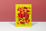 Yellow Teen Birthday Invitation, an Invitation Template by graphicook (Thumbnail 3 of 3)