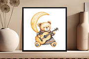 Teddy Bear Boho Clipart, an Illustration by DreamCafeArt (Thumbnail 4 of 5)
