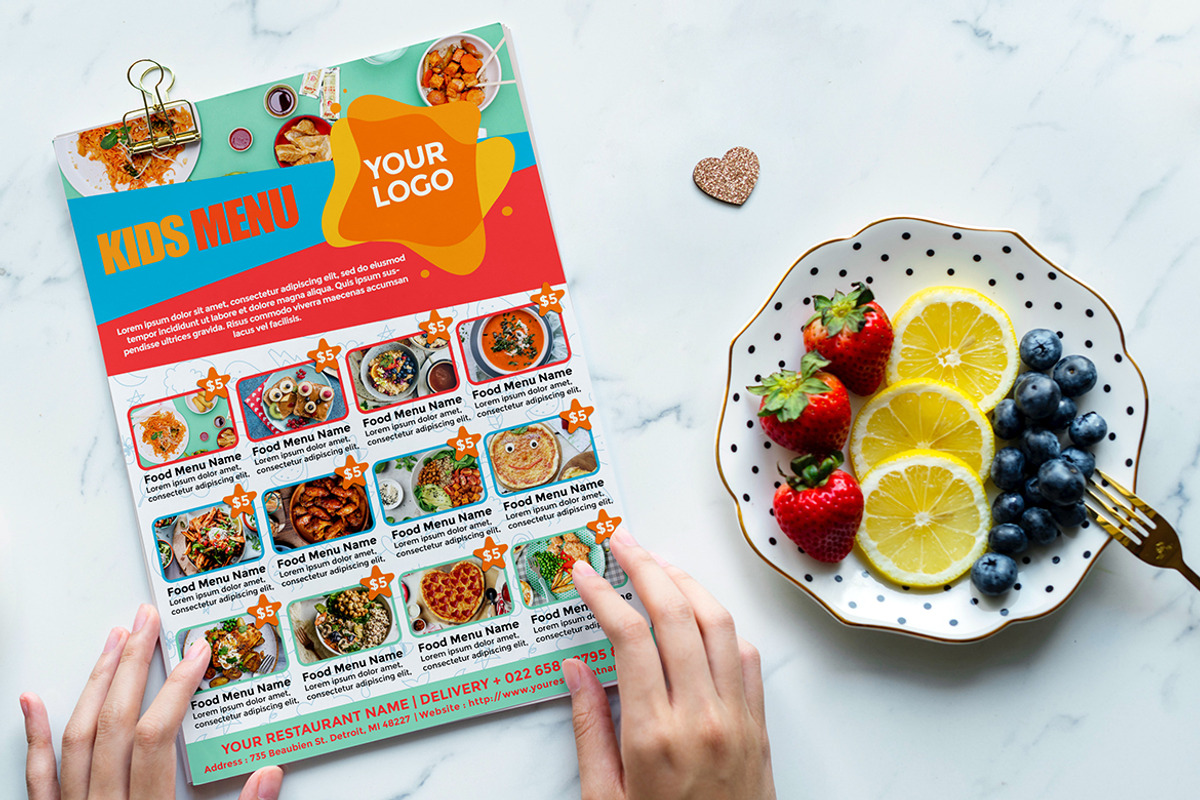 Restaurant Menu, a Flyer Template by imadeDesign (Photo 2 of 3)