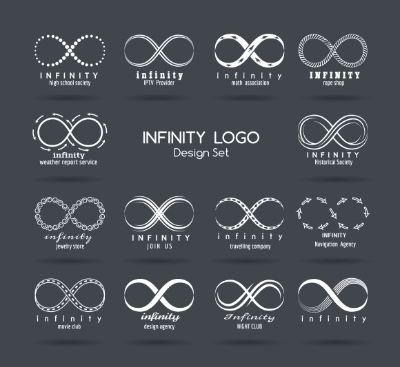 Set of vector infinity logo design, a Graphic by Microvector