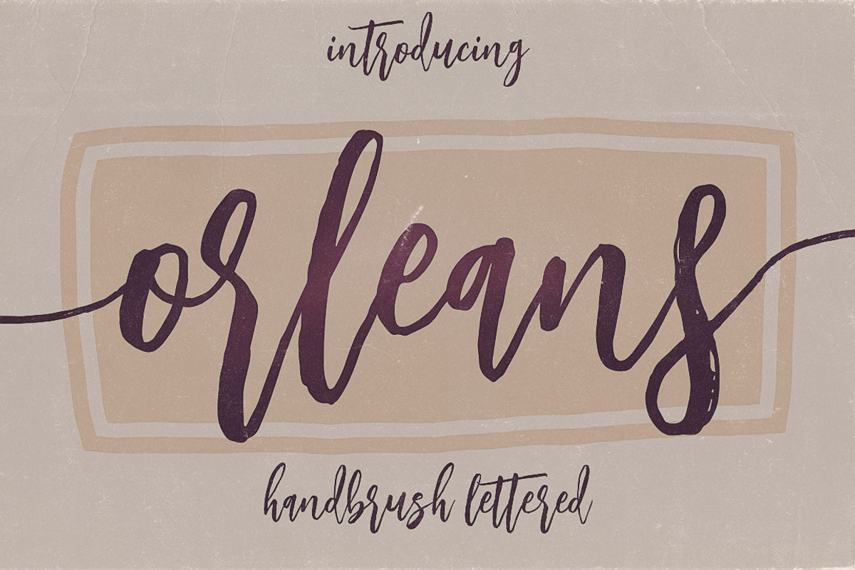 Orleans Script Font Duo preview 5